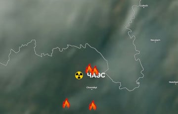 Дым от пожаров в зоне аварии ЧАЭС сегодня достиг Беларуси