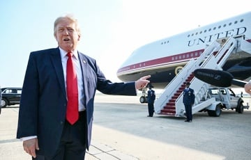 Трамп впервые поднялся в небо на подаренном Катаром самолете