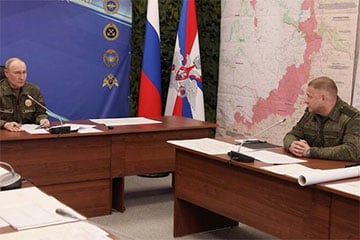 OSINT-аналітык разоблачыў карты Мінабароны РФ для Пуціна