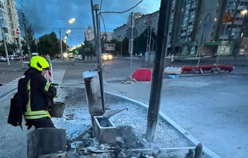 Армія РФ нанесла ўдар па Кіеве: вядома пра 10 пацярпелых