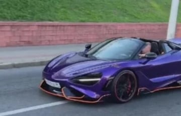 На дарогах Мінска заўважылі суперкар «з Hot Wheels»