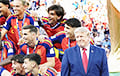 Trump Photobombed The Spanish National Team's Group Photo