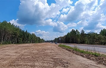 Пад Мінскам будуюць новую дарогу