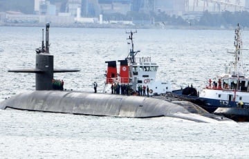 Атамная ўдарная падлодка ЗША прыбыла ў Еўропу