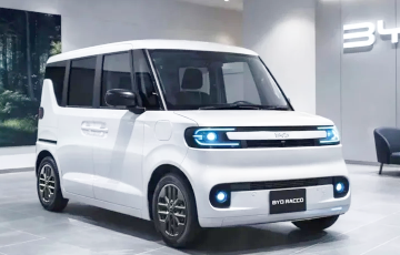 У Японіі прадстаўлены найменшы электракар BYD