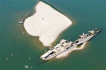 In Serbia, Nazi German Ships Were Discovered Due To The Danube's Shallowing
