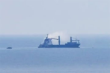 РФ атаковала немецкое грузовое судно в Черном море