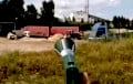 Украинцы сбили российский беспилотник с помощью сетки, установленной на дроне