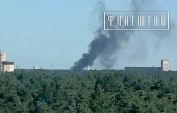 В Гомеле горела воинская часть?