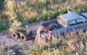 Украінскі камандзір роты сам паехаў на пікапе пад агнём, каб выратаваць цяжкапараненых байцоў