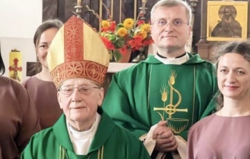 Архібіскуп Тадэвуш Кандрусевіч праз месяц пасля аперацыі на сэрцы ўзяў удзел у богаслужэнні