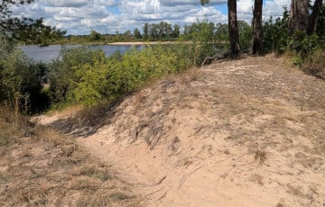 Белоруса поразили дюны под Гомелем