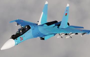A Drone And A Fighter Jet Were Flying Over Zhlobin