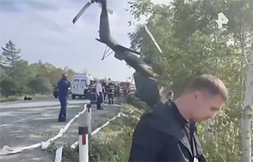 В России вертолет с Z-пропагандистами начал падать при подлете к аэродрому