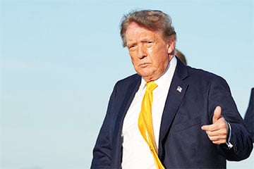 Трамп змяніў сваю фірмовую прычоску