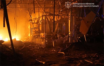 Расія нанесла ўдар па гандлёвым цэнтры ў Запарожжы