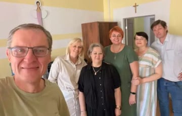 Анджей Почобут посетил в Гродно офис Союза поляков