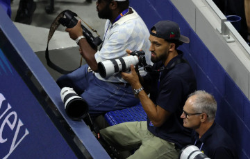 Чемпион НБА стал фотографом на US Open