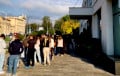 Мінчукі выбудаваліся ў вялікую чаргу