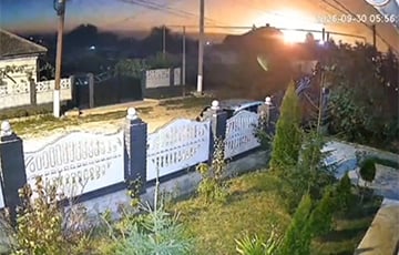 В Молдове упал и взорвался беспилотник