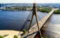 Россия снова ударила по Северному мосту в Киеве: над городом поднялся столб дыма