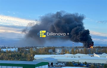 В Петербурге горит крупнейший топливный терминал города — нефтебаза «Ручьи»