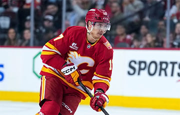 Saranovich's Goal Helped Calgary Defeat The Stanley Cup Champion