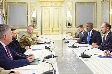 Зяленскі сустрэўся з прадстаўнікамі Lockheed Martin