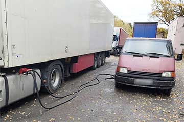 Пад Гроднам выявілі запраўку на колах