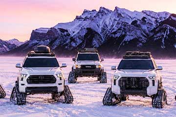 Toyota показала пять внедорожников, которым не страшны снежные бури