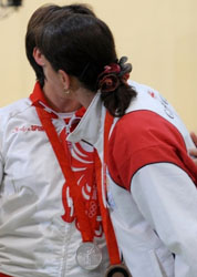 Жест дружбы между российской и грузинской спортсменками во время Олимпиады (Фото)