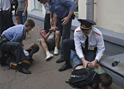 Oppositionists stand trial in Minsk for rally of solidarity with Georgia (Video, Photo)