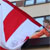 Response of youth to repressions: national flag above Leninski district court (Photo)