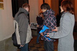 Warsaw University Students organised action in support of Alyaksandr Barazenka (Photo)