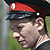 Cossack with nagayka whips patrol Pastavy