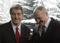 Лукашенко поблагодарил Ющенко за лоббирование его интересов на Западе (Обновлено)