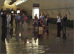 Минское метро затопило (Фото)