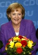 Ангела Меркель празднует победу на выборах в Бундестаг