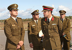 Gaddafi’s son watched Zapad-2009 military exercise in Belarus (Photo)