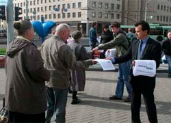 Mass arrests of opposition leaders in Minsk
