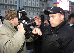 Belarusian MFA: riot militia learnt in Germany how to block work of journalists