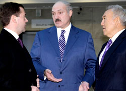 Лукашенко, Медведев и Назарбаев не договорились