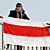 Национальные бело-красно-белые флаги в Минске (Фото)
