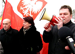 Лидеры Союза поляков в тюрьме, Терезу Соболь судили в военной части