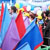 Жители Петербурга отмечают Первомай под гимн Украины
