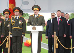 Lukashenka again wore carnival costume (Photo)