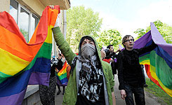 Gay parade dispersed by riot militia in Minsk (Video, photo)