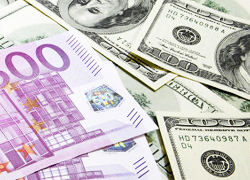 Belarusian ruble drops against euro and dollar