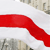 На площади Победы - бело-красно-белый флаг (Фото)