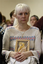Mother of political prisoner Lobau punished for July 3 action